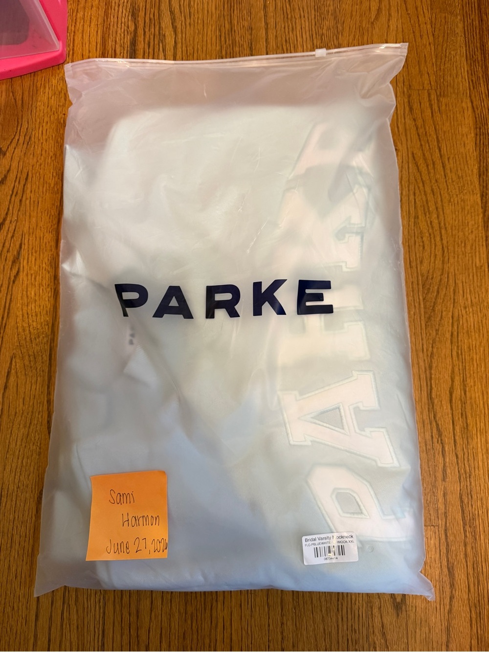 PARKER White Women's Hoodie Sweatshirt